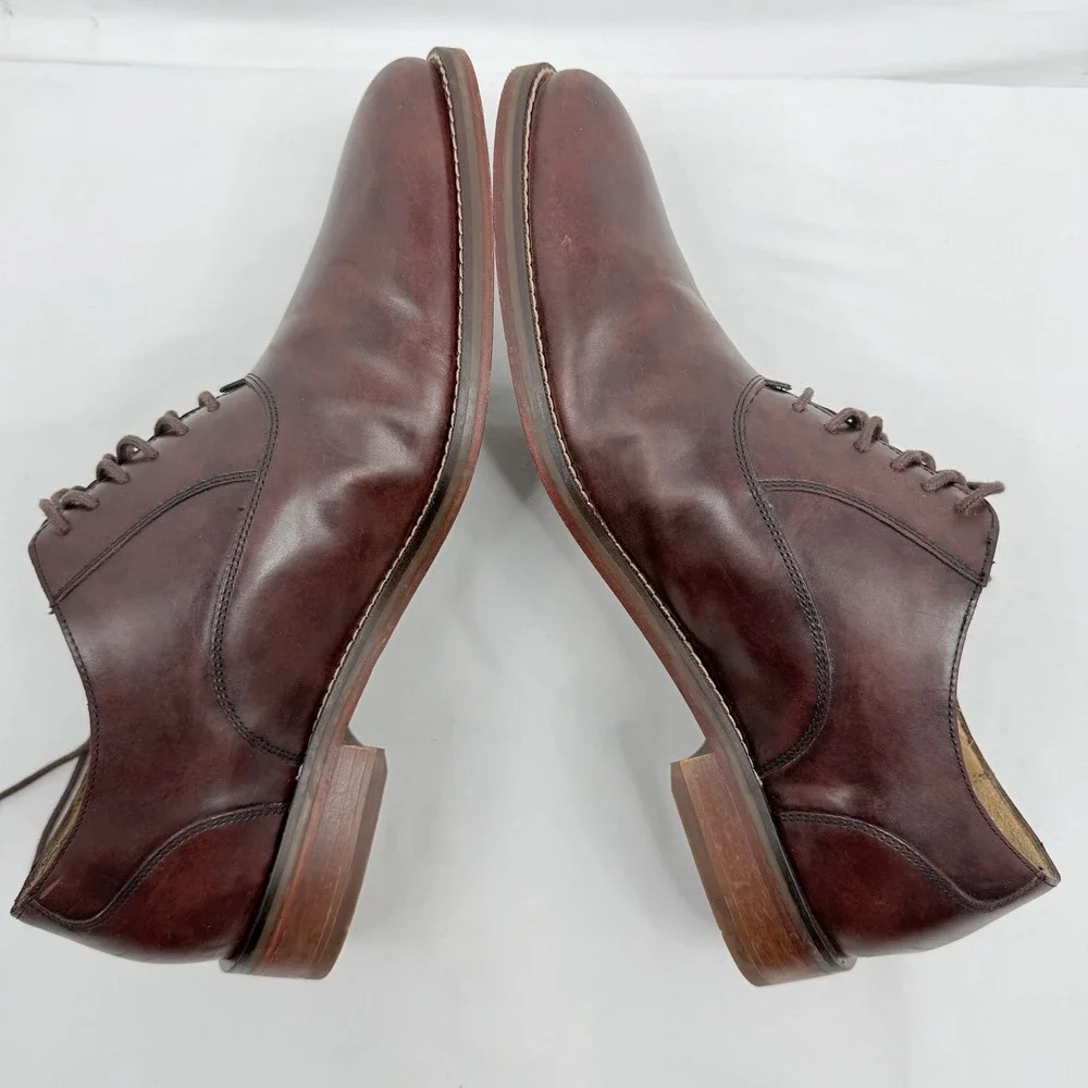 Cole Haan Oxford Men's Dress Shoes Brown Leather  Size 10.5 M